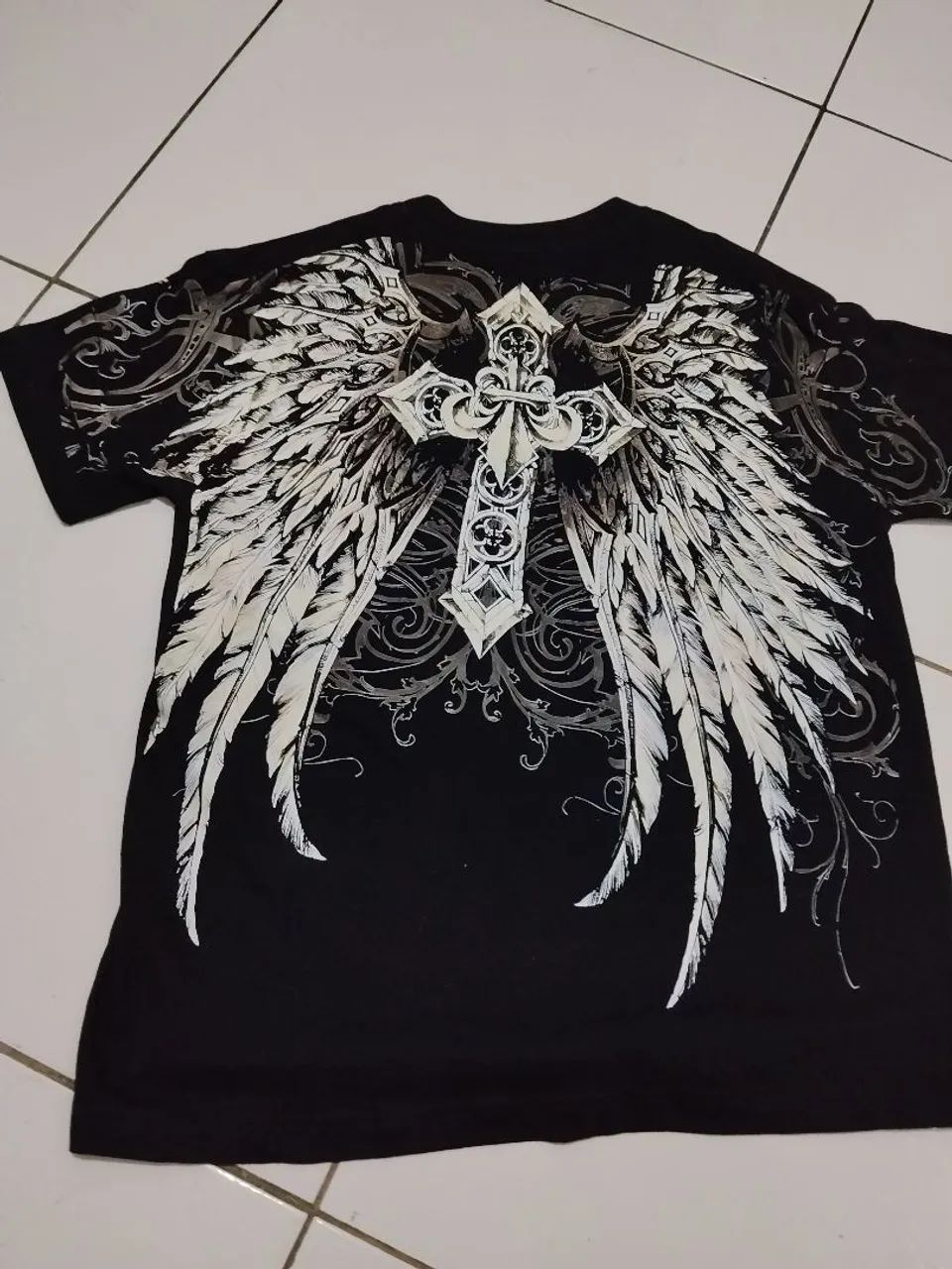 Camisa preta da affliction nova  - Foto 4