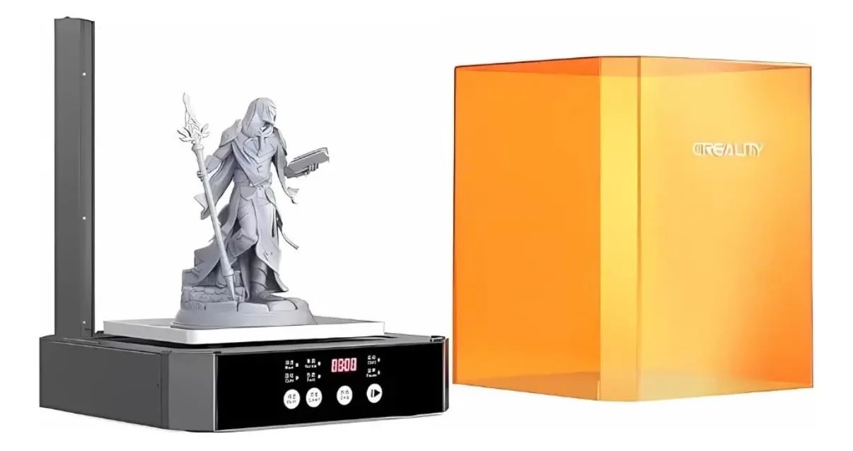 Lavadora e curadora de impressão 3D Creality UW-03 Laranja
