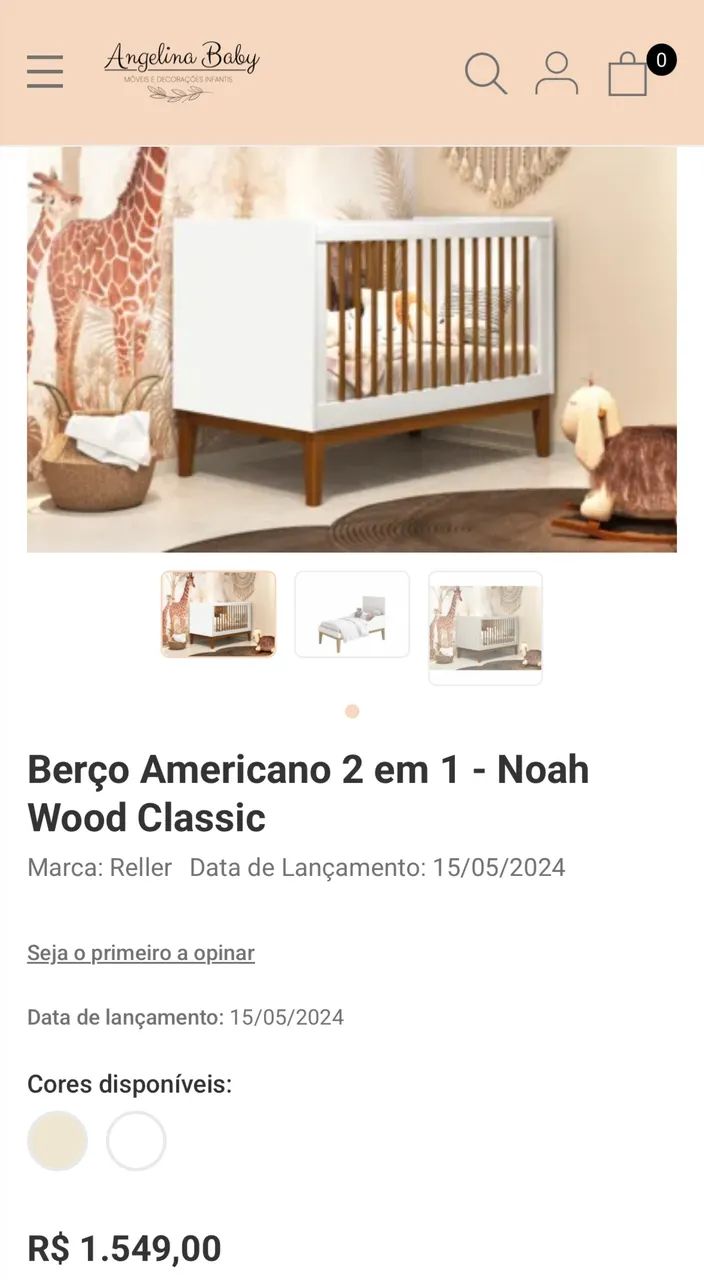 Berço Branco com Colchão  - Foto 4