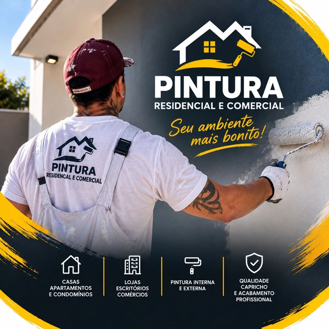 Pintura residência e comercial 