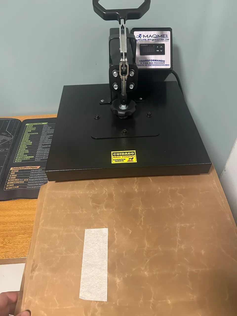 Prensa térmica para sublimação maqmei  - Foto 2
