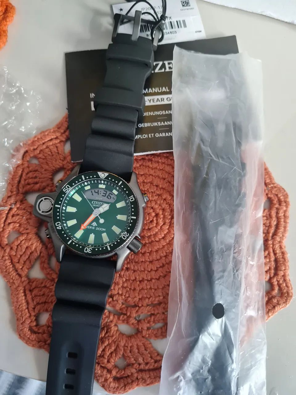 Citizen jp verde rolex edição limitada - Foto 2