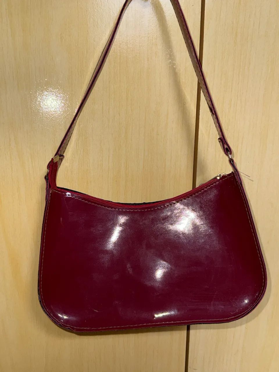 bolsa baguete vinho - Foto 2