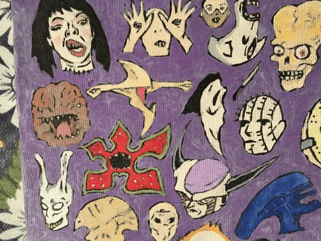 quadro personagens de terror - Foto 2