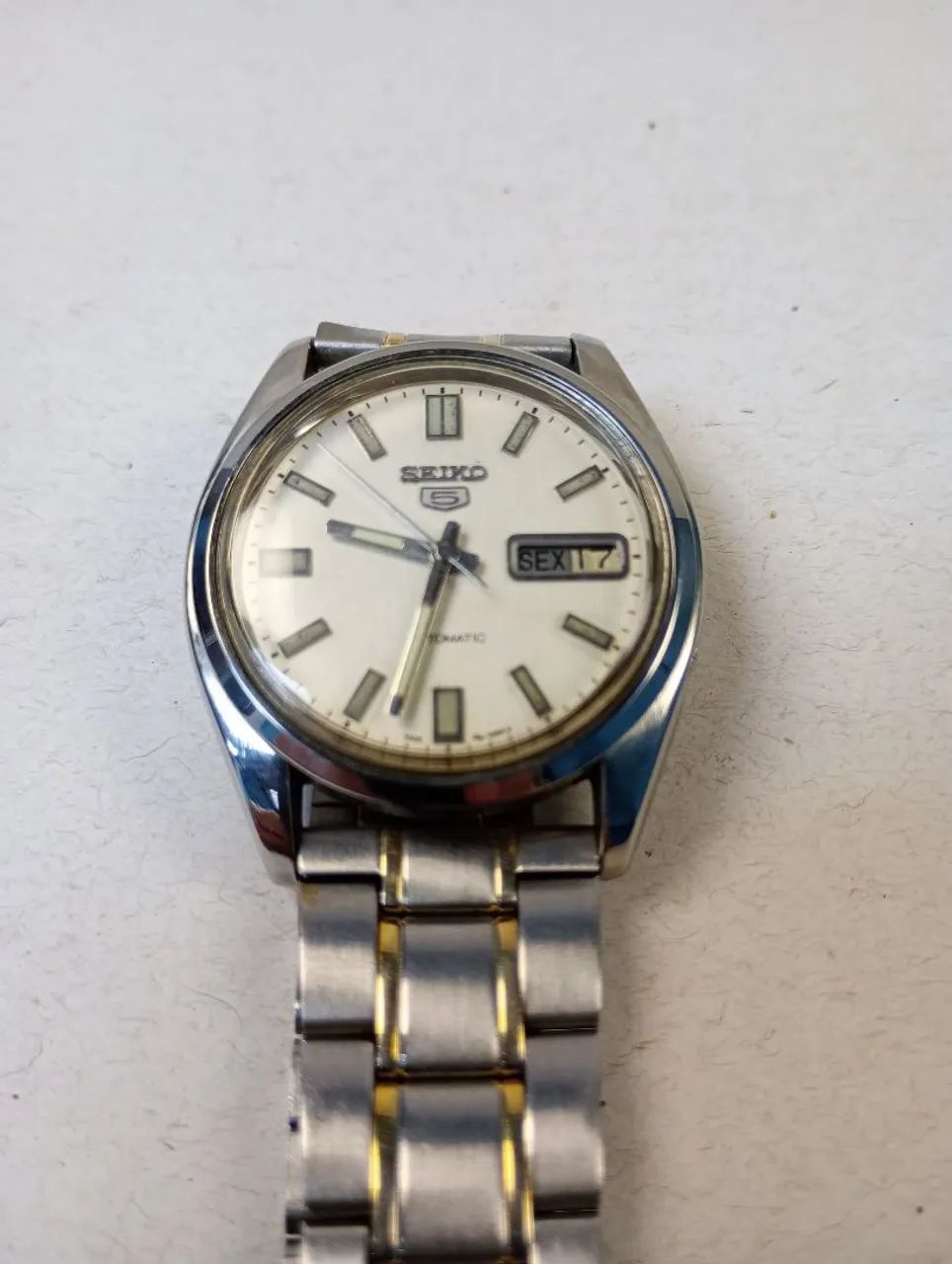Relógio Seiko 5 Automático Vintage - Funcionando Perfeitamente - Foto 2