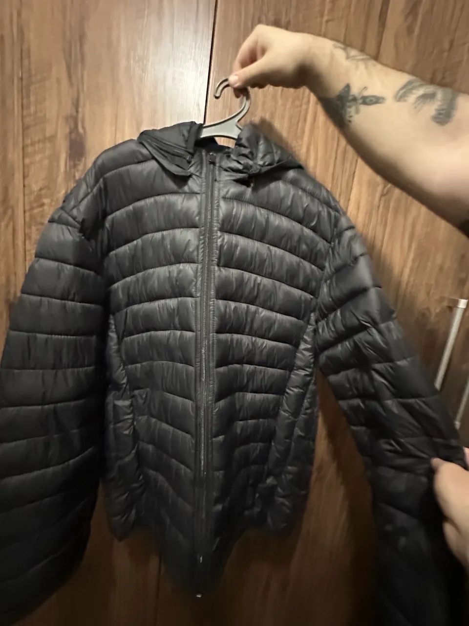 Jaqueta Puffer Preta GG (XXL) - Foto 4