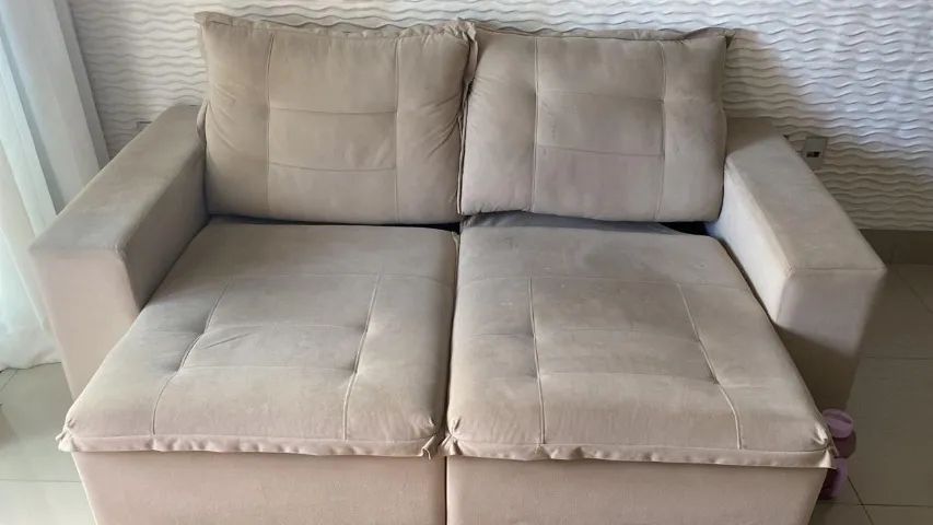 Sofá retrátil 2 lugares