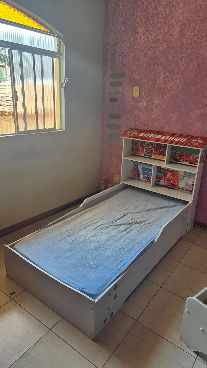 Cama infantil bombeiros / mini cama vendo individualmente - Foto 2
