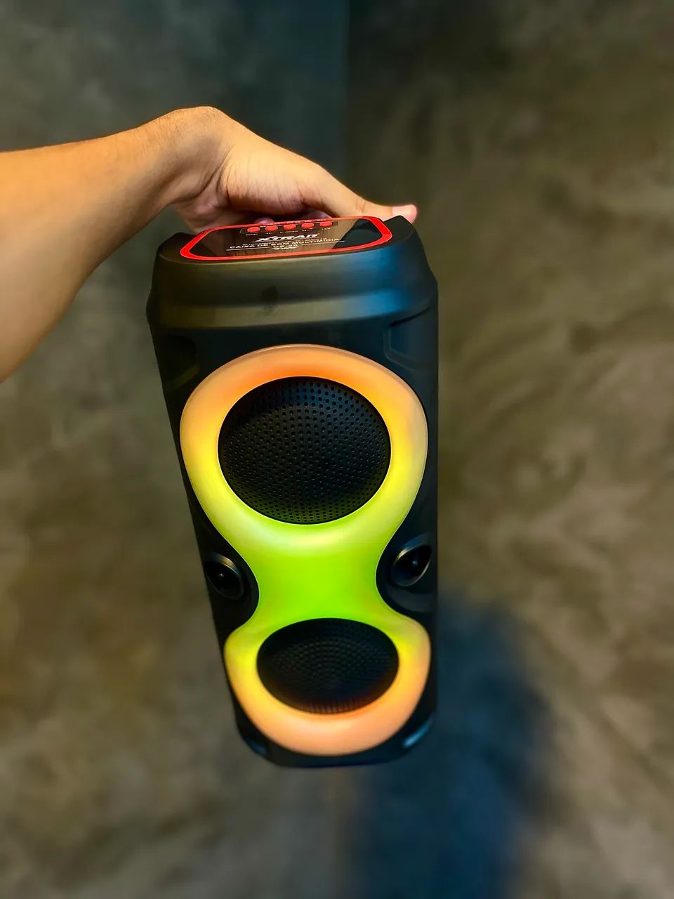 (NOVA) Caixa de Som Bluetooth Multimídia Led RGB 50W - Foto 4