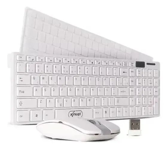 Kit Teclado e Mouse Sem fio - Wireless/ Bluetooth