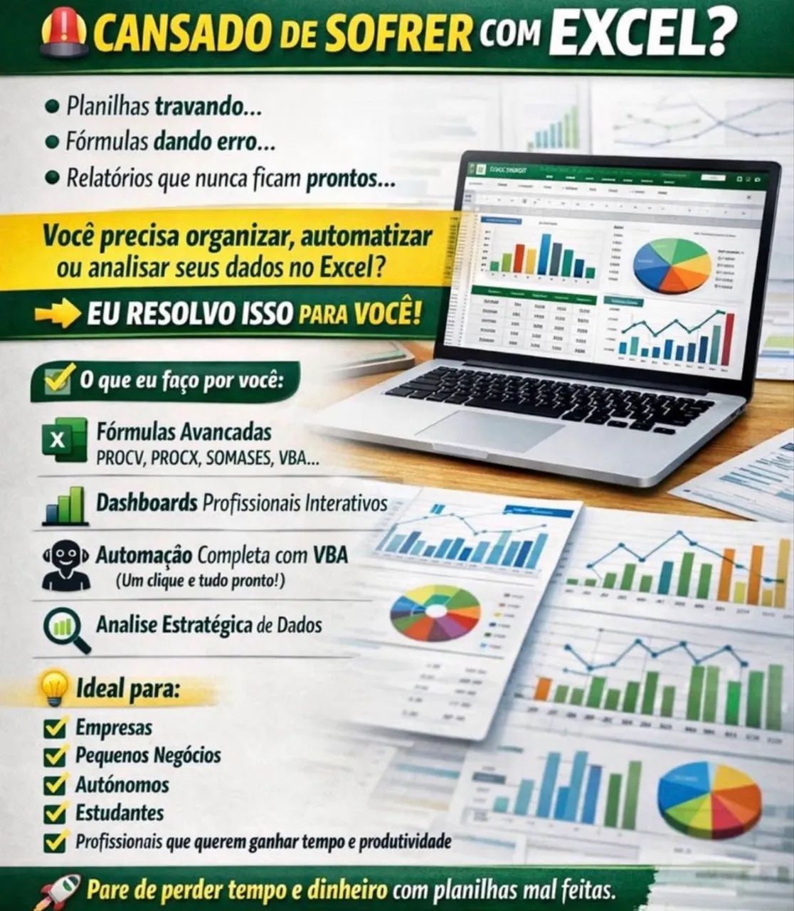 Dashboard profissional e automação de planilhas - Foto 3