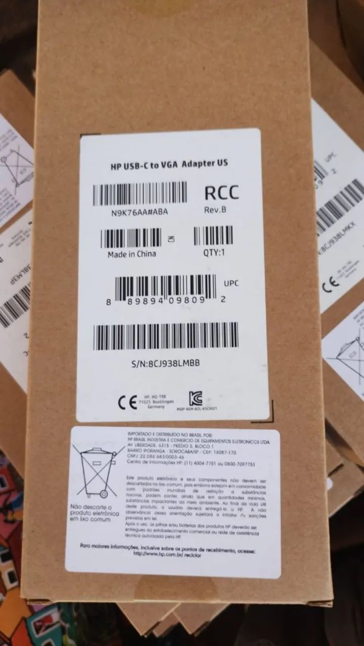 Adaptador Tipo-C VGA - 10 unidades 