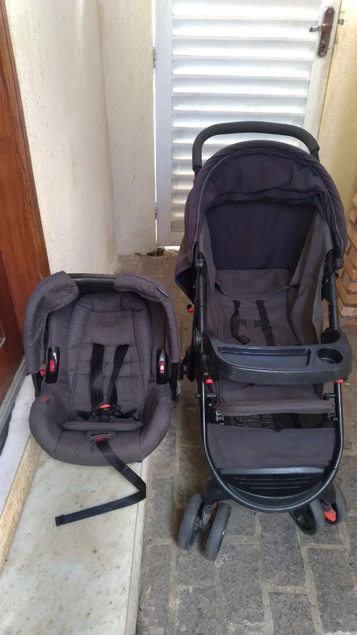 Carrinho de Bebe + Bebe Conforto - Foto 4