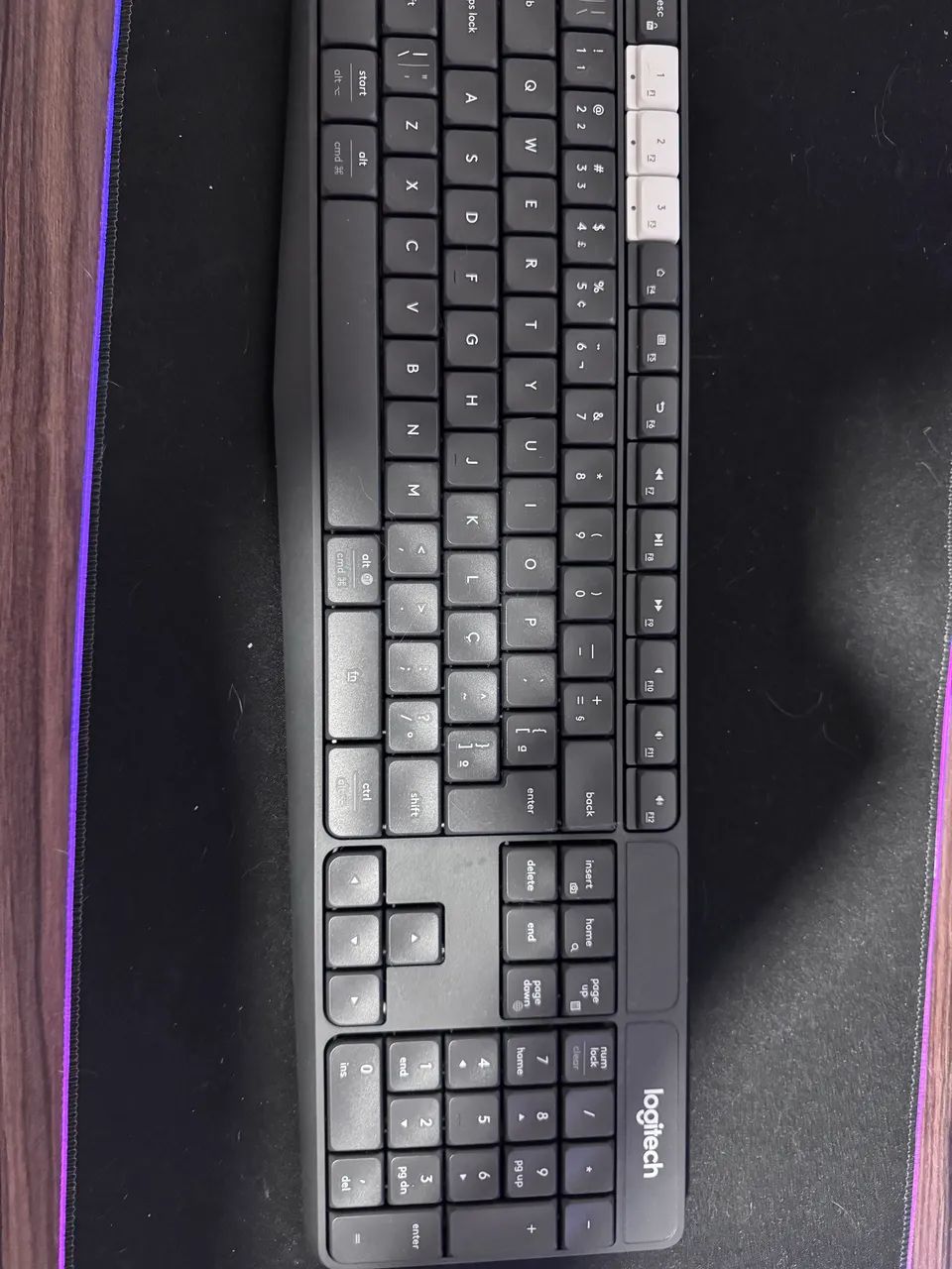 Teclado logitech K375s controla 3 dispositivos Bluetooth e Unifying - Foto 2