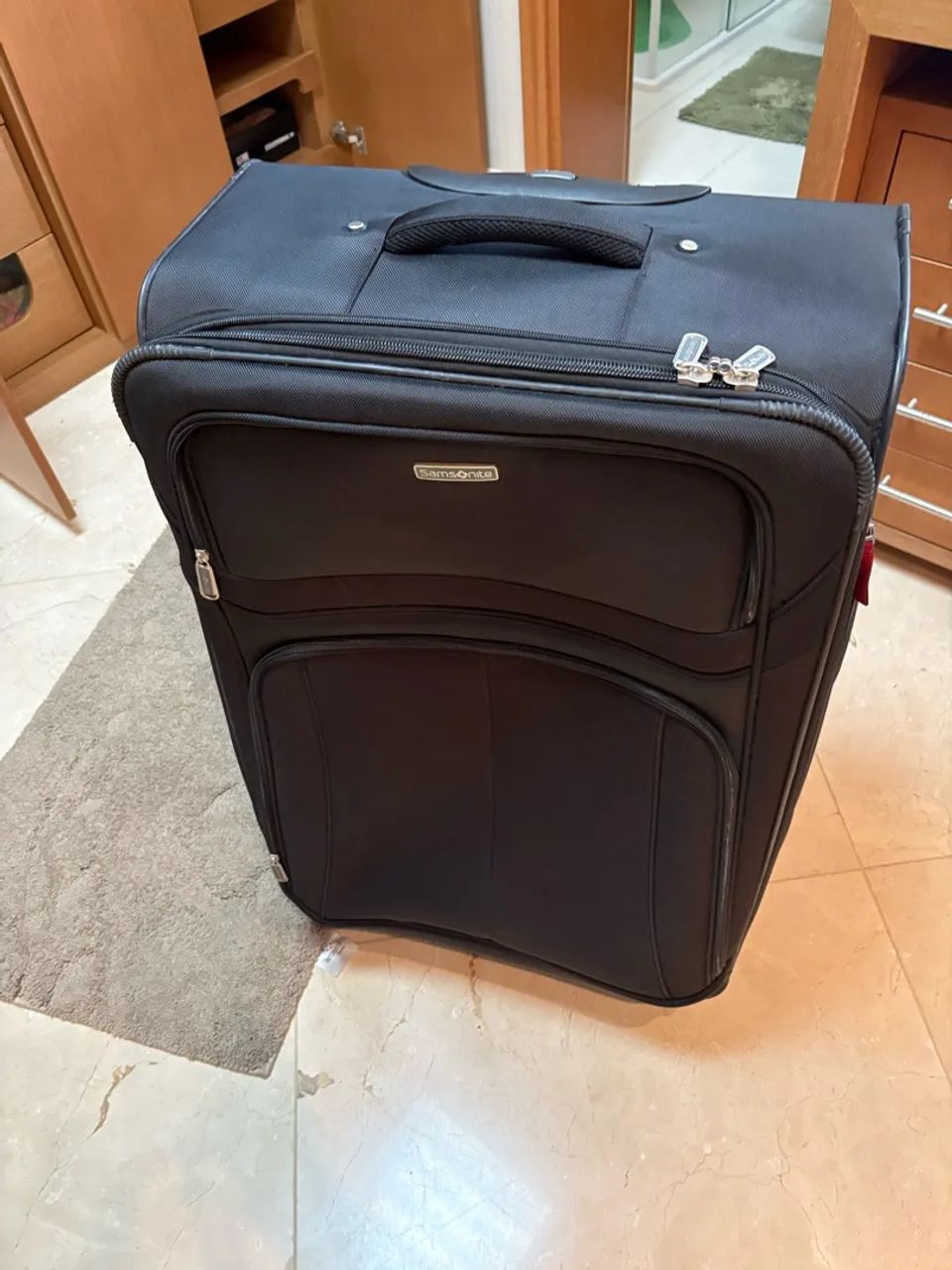 Mala samsonite preta tamanho G - 32kg  - Foto 3
