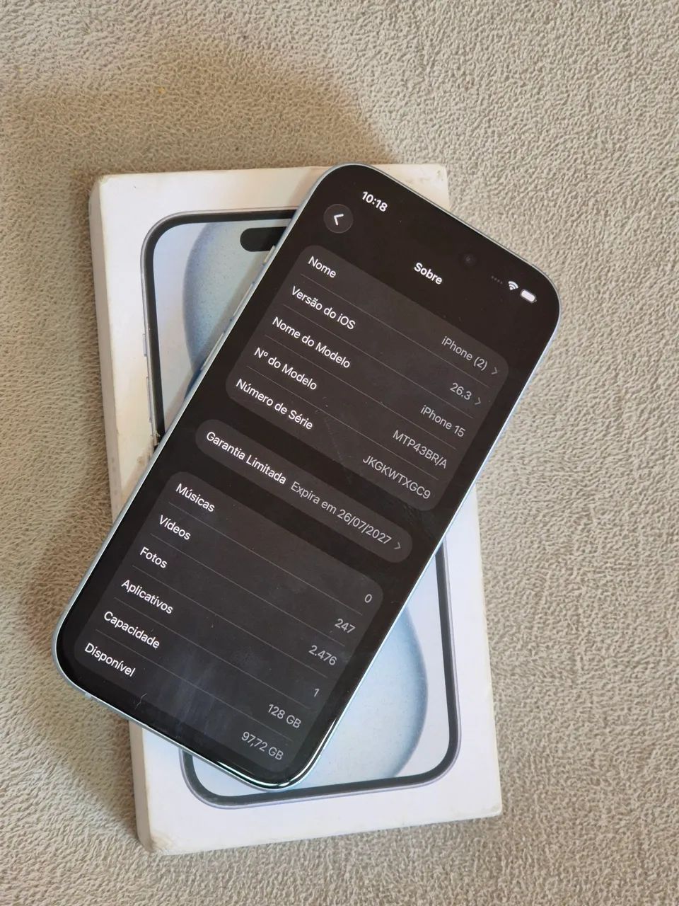 IPhone 15 Novo Com Caixa  - Foto 2