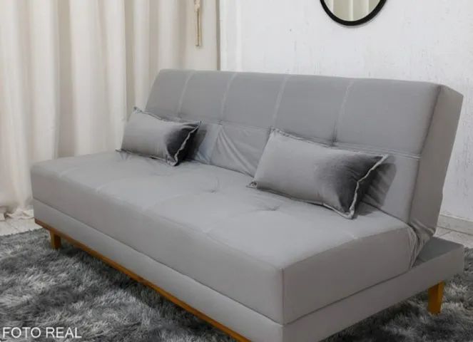 Sofá cama Aurora Cinza