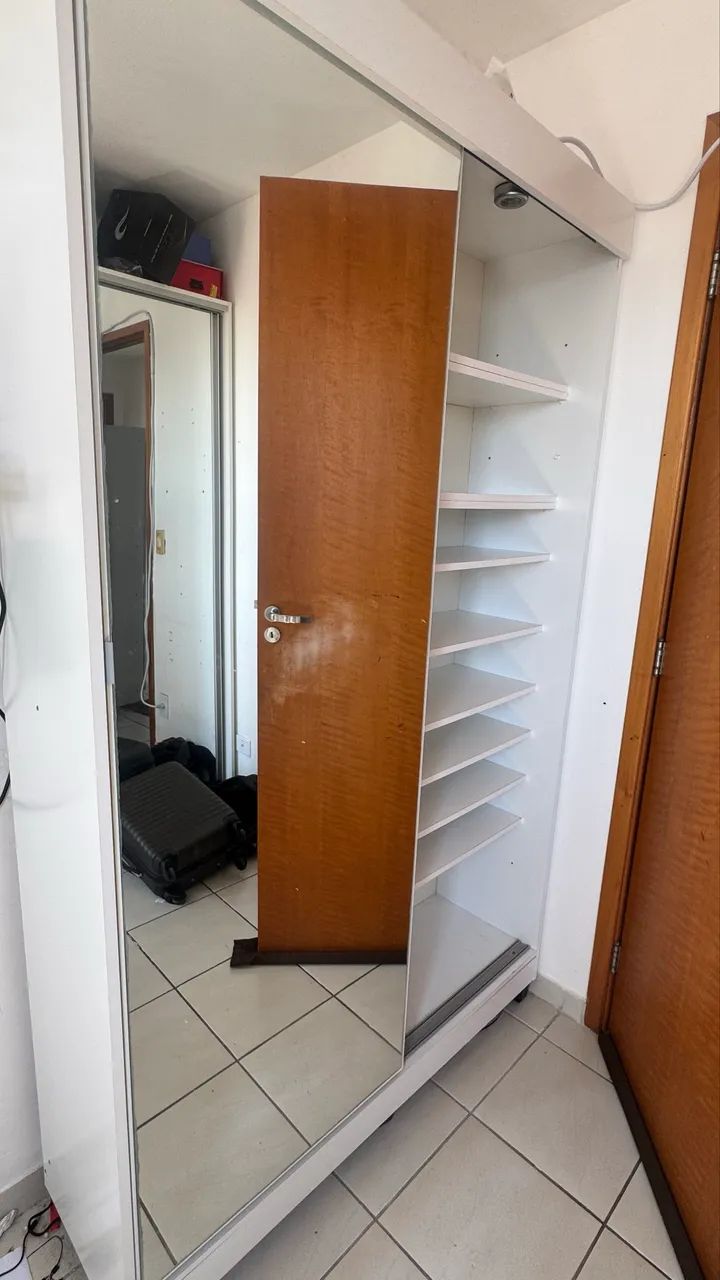 Sapateiras espelhada porta dupla - Foto 3