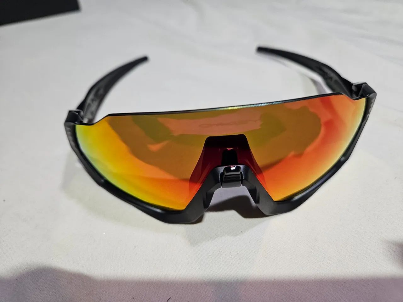 Óculos Oakley Flight Jacket Polarizado  - Foto 4