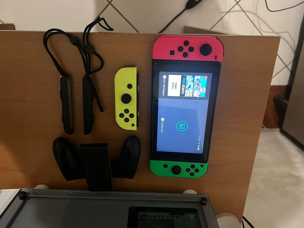 Nintendo Switch 1 v2 + acessórios  - Foto 5