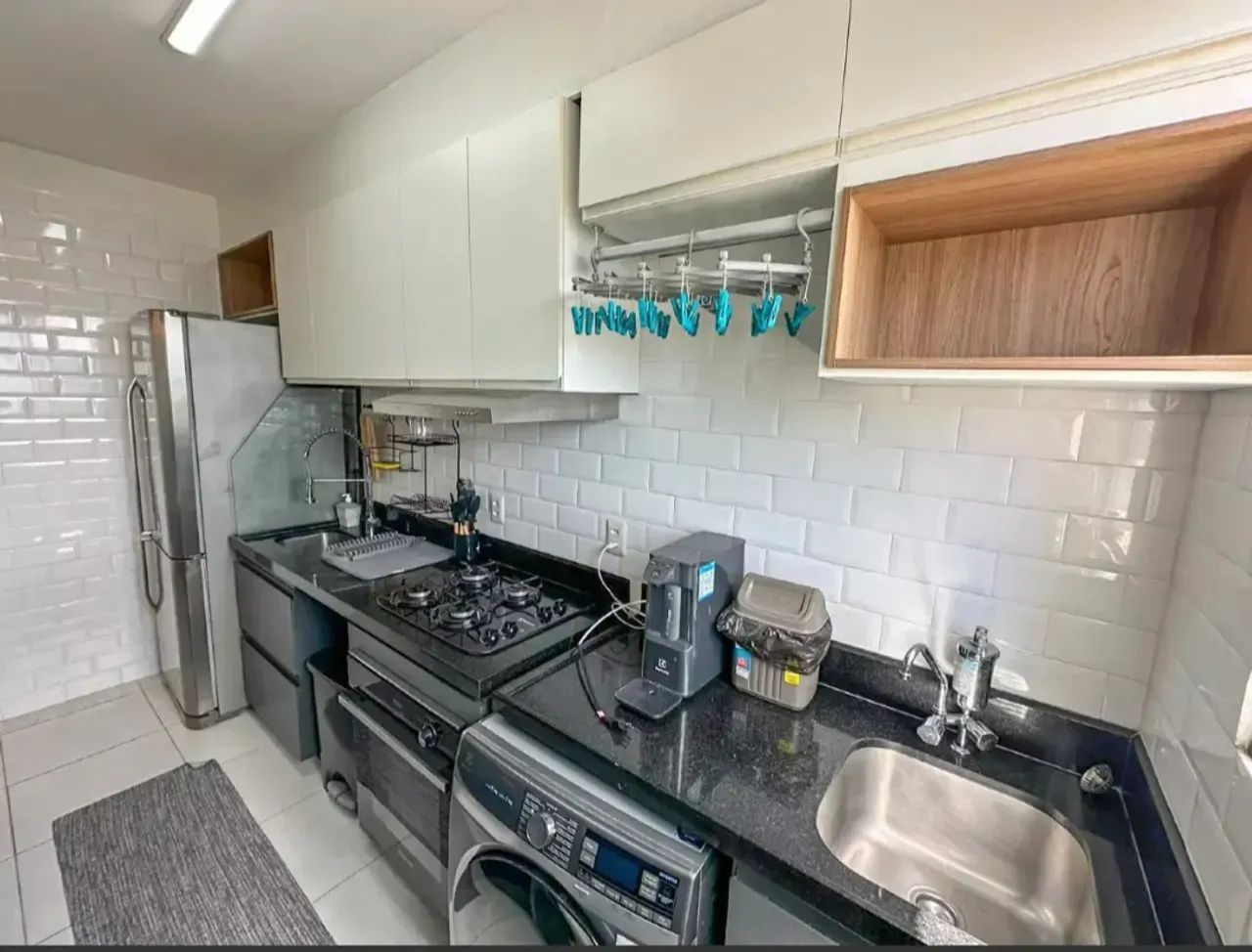 alugo apartamento mobiliado 2 quartos área de lazer completa - Foto 2
