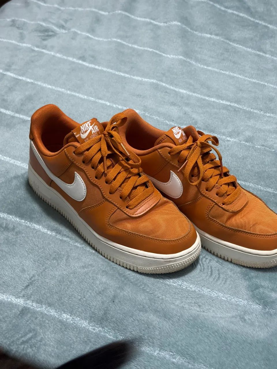 Nike Air Force 1 Low Nylon Orange - Foto 4