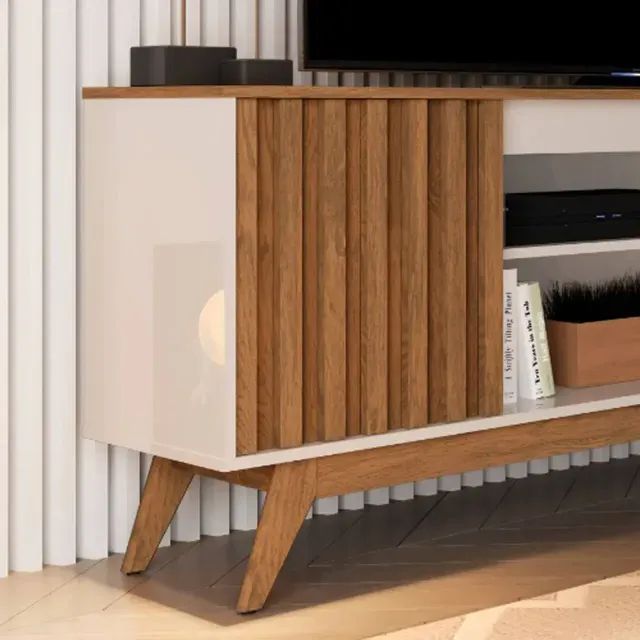 Rack Malibu para Tv Até 60 Polegadas 2 Portas Germai 160cm  - Foto 2
