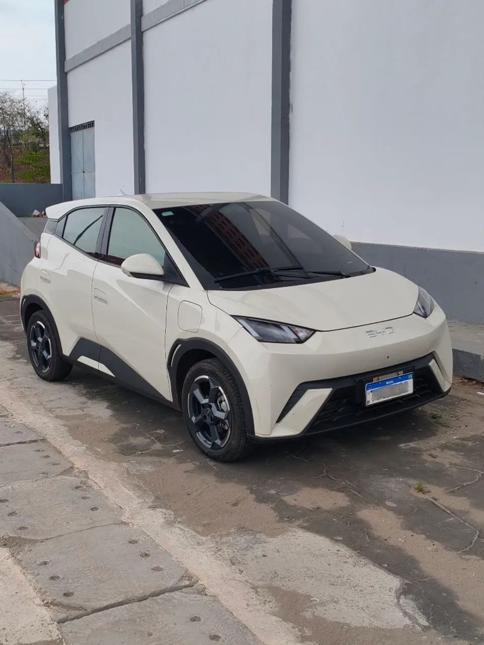 Aluguel de BYD Dolphin Mini elétrico km livre <br>