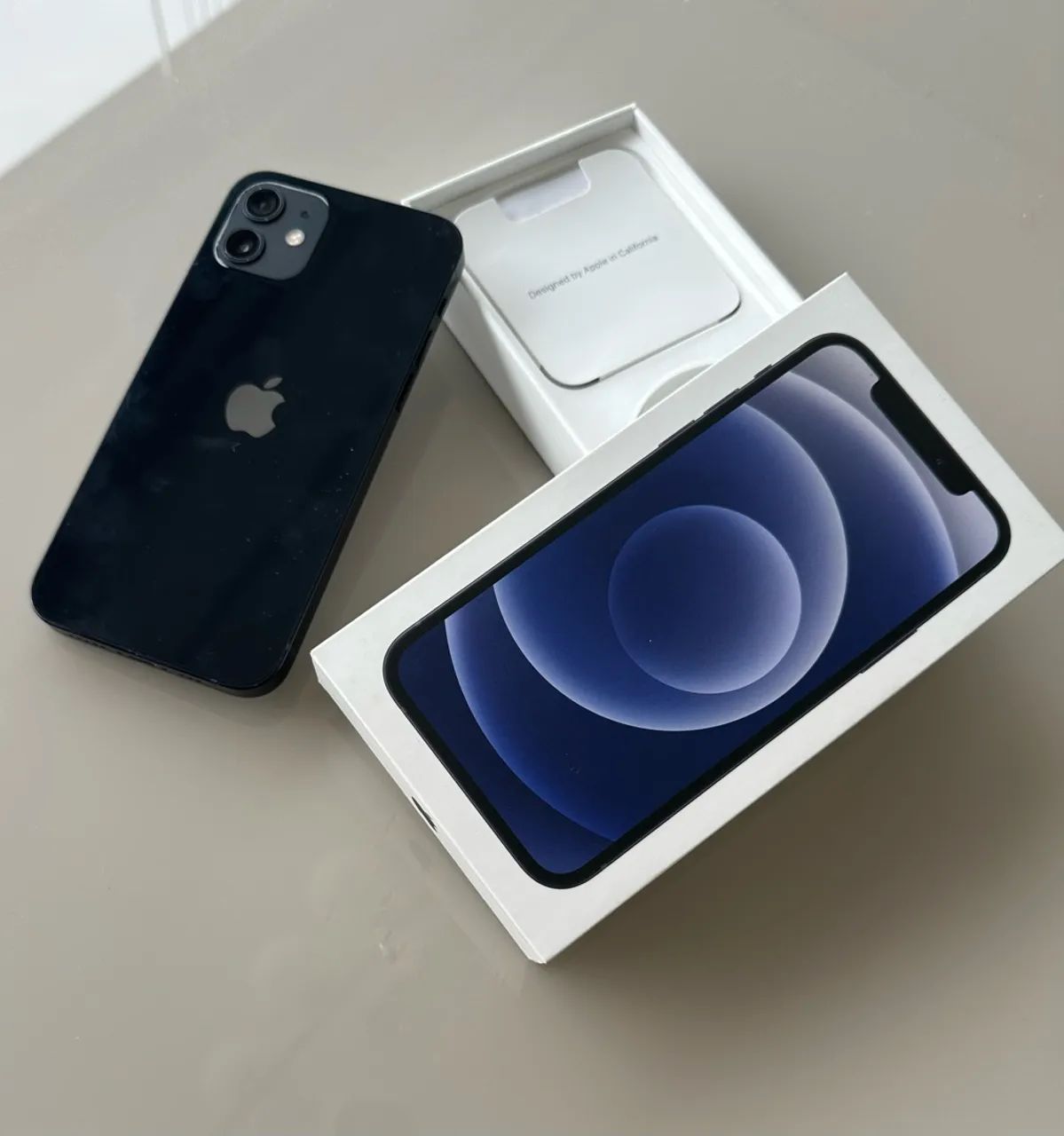 iPhone12(128GB) ブラック iPhone 12 128GB Preto - Exelente Estado + Caixa Original