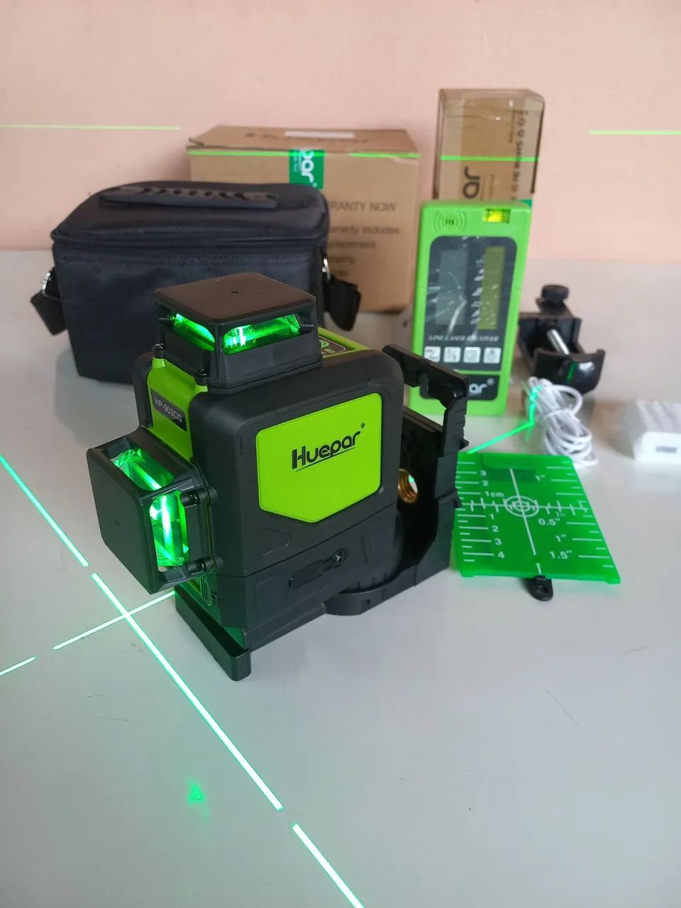 NÍVEL A LASER 12 LINHAS ÁREA EXTERNA PROFISSIONAL HUEPAR - Foto 2