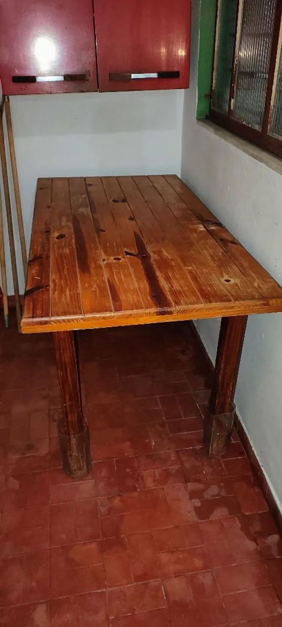 Mesa de madeira 1,40 x 0,70 - Foto 4
