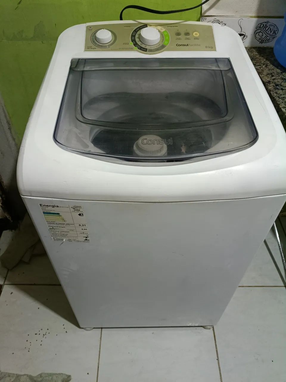 Máquina de lavar Consul facilite 8kg funcionando perfeitamente 