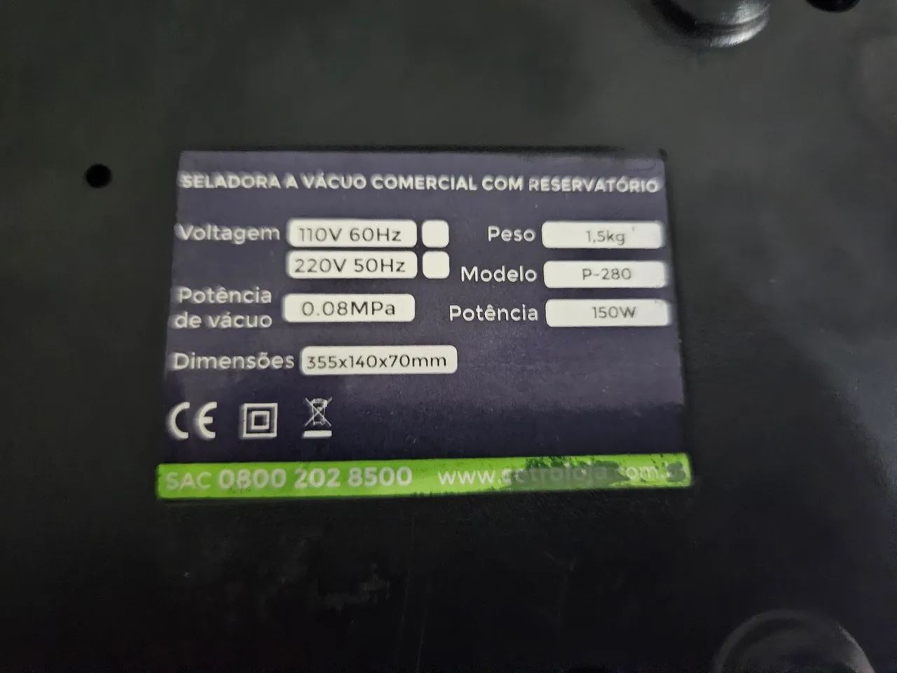 Seladora a Vácuo Comercial com Reservatório CETRO P 280 - bivolt - Foto 3