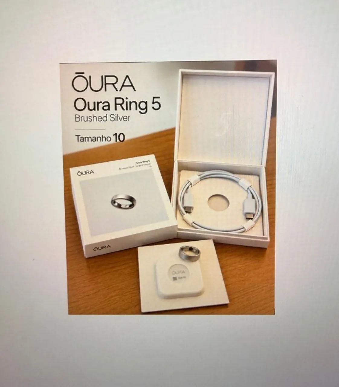 Oura Ring 5 - Brushed Silver