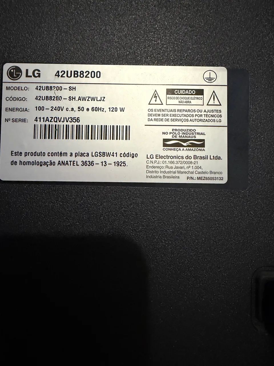 Smart TV LG 42 polegadas Ultra HD 4K Wi Fi - Modelo 42UB8200  - Foto 3