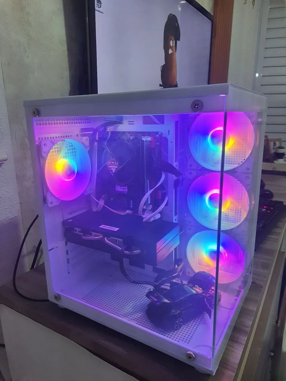 Pc gamer 20 gigas ddr4 mais Rx 580 nova 8gb - Foto 4