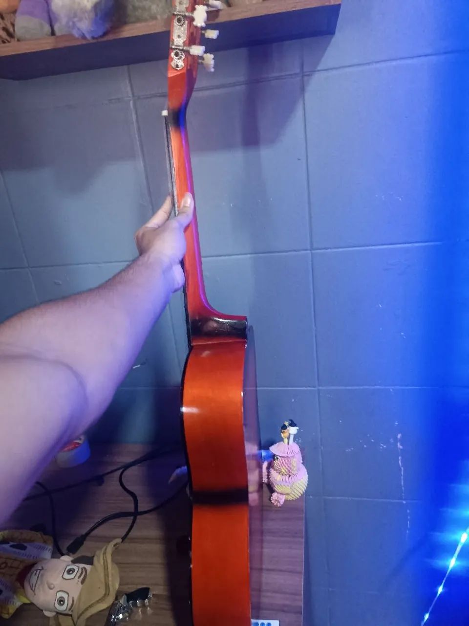 Violão e vai com cordas extras - Foto 4