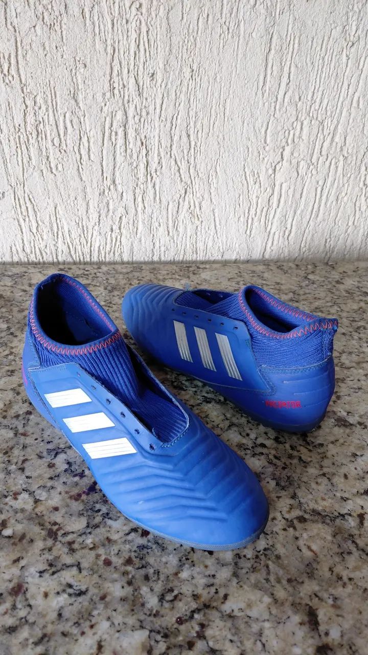 Chuteira Adidas Predator Society Original - sem cadarço - Tamanho 36 - otimo estado - Foto 2