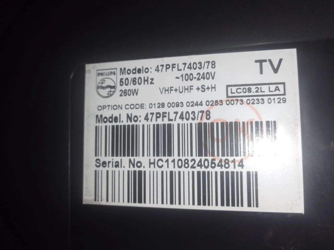 Televisão Philips excelente LCD 47PFL7403 tweeter integrado Controle original Não é Smart - Foto 3