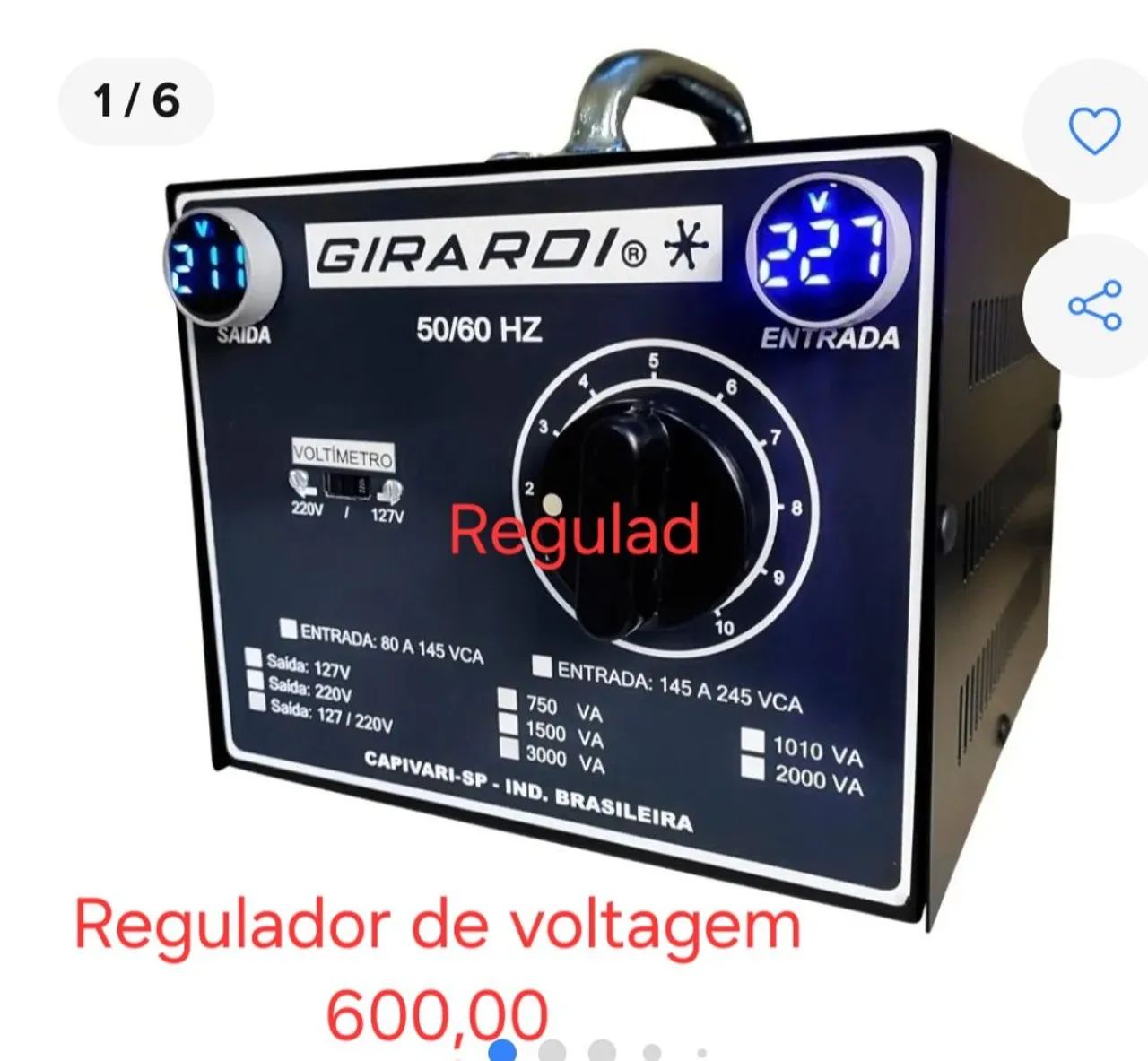 Regulador de voltagem