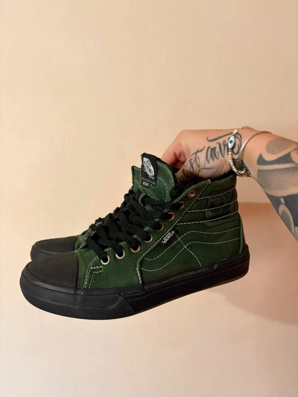 Vans BMX Original<br>Edição Sk8-HI Dakota Roche<br>N° 36<br>Em ótimo estado - Foto 4