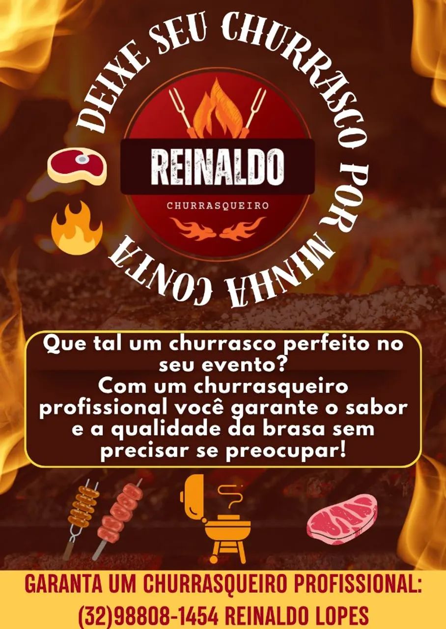 Churrasqueiro Profissional para festas e eventos  - Foto 2