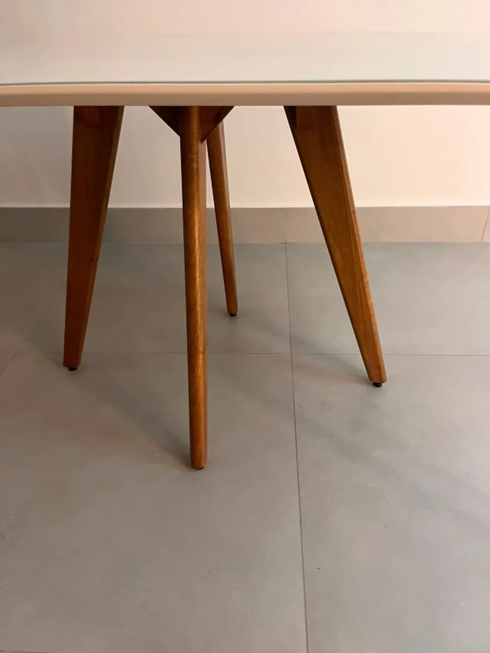 Mesa de jantar de vidro - retangular - Foto 2
