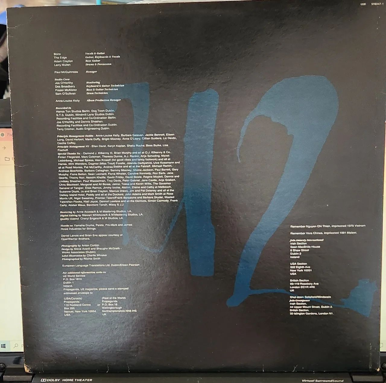 LP disco de Vinil - U2 - Acthung Baby - Foto 3