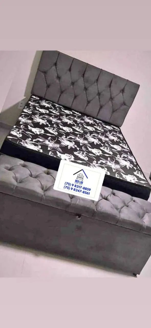 Cama box na promoção 