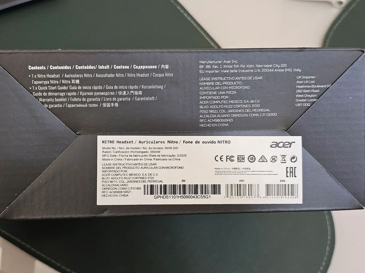 Fone Acer Nitro Headset - Foto 2