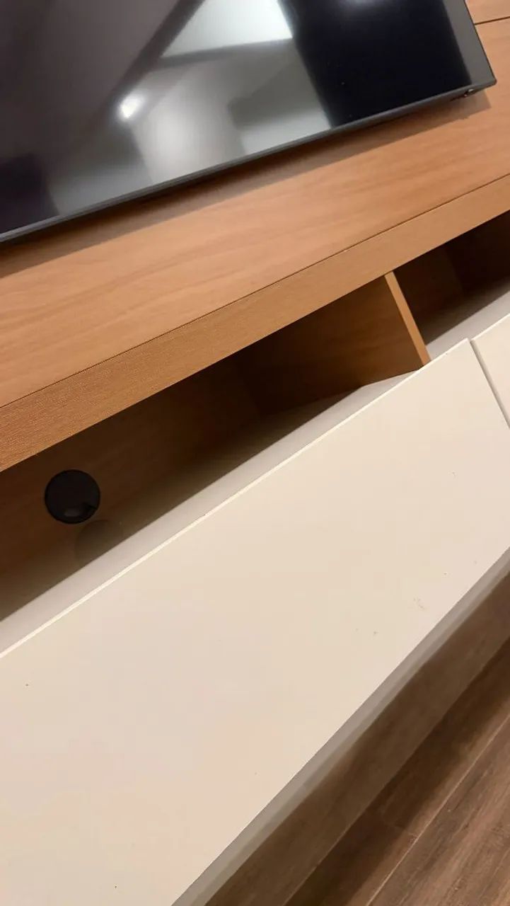 Painel Rack TV - em Laca e Led - Foto 3
