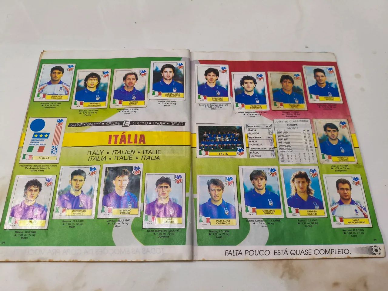 Album de figurinhas completo da copa do mundo de 1994 - Foto 4