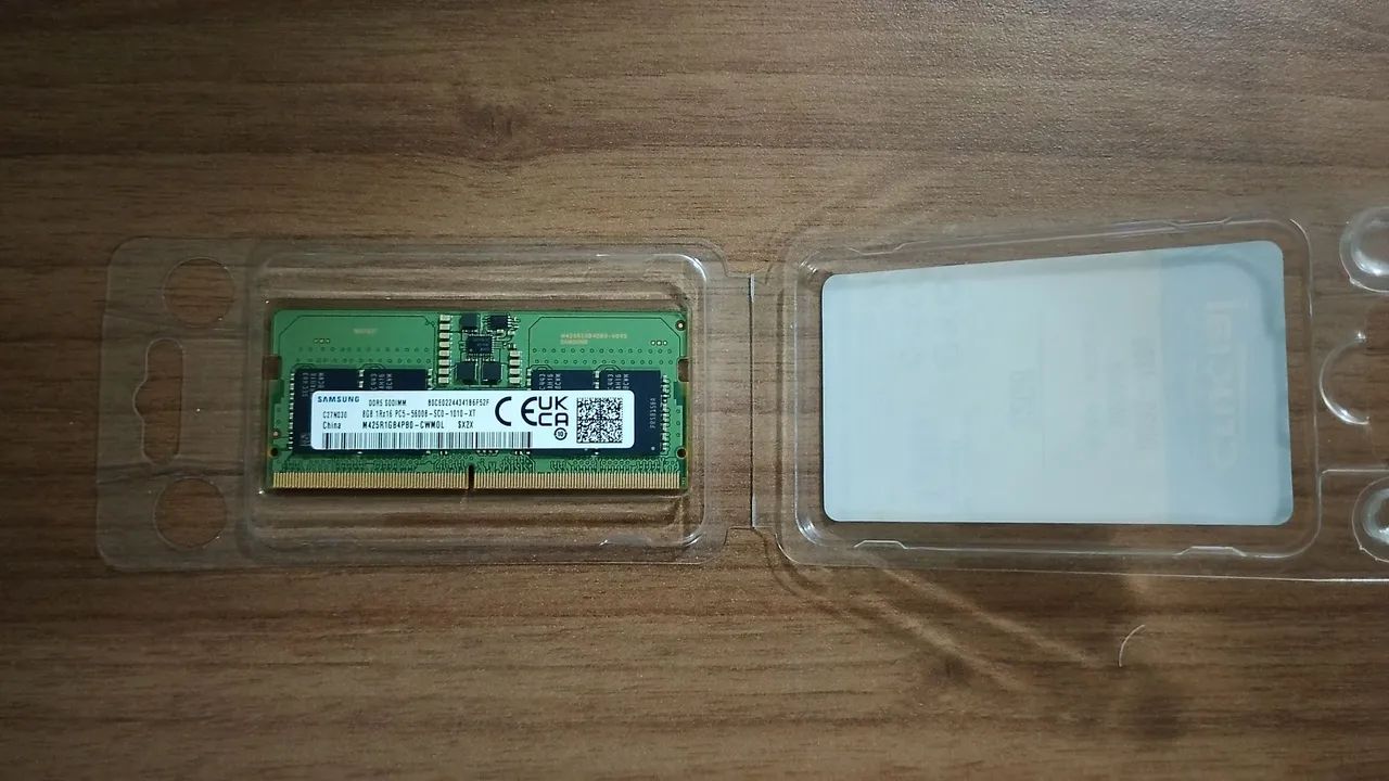 Memória RAM SAMSUNG DDR5 8GB 5600mhz NOVO! - Memória RAM - Jóquei