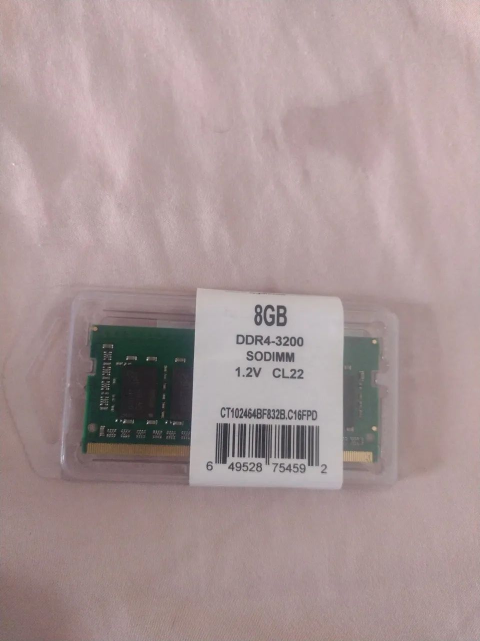 Memória RAM 8gb 3200mhz 
